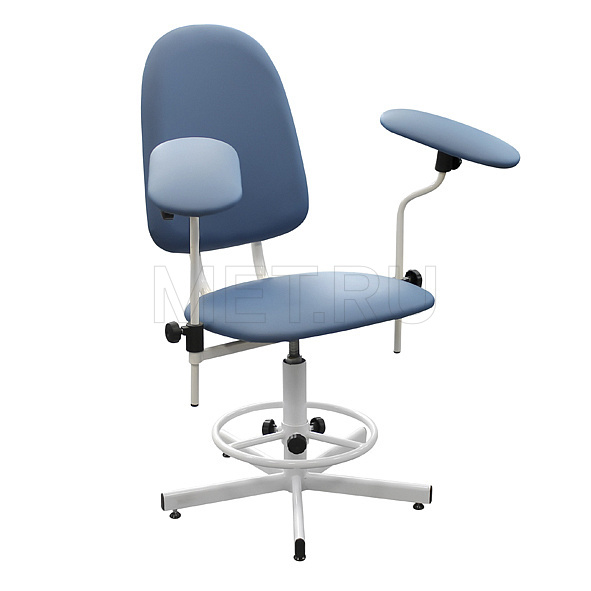 ДР03 Кресло донорское для взятия крови, цвет синий от производителя