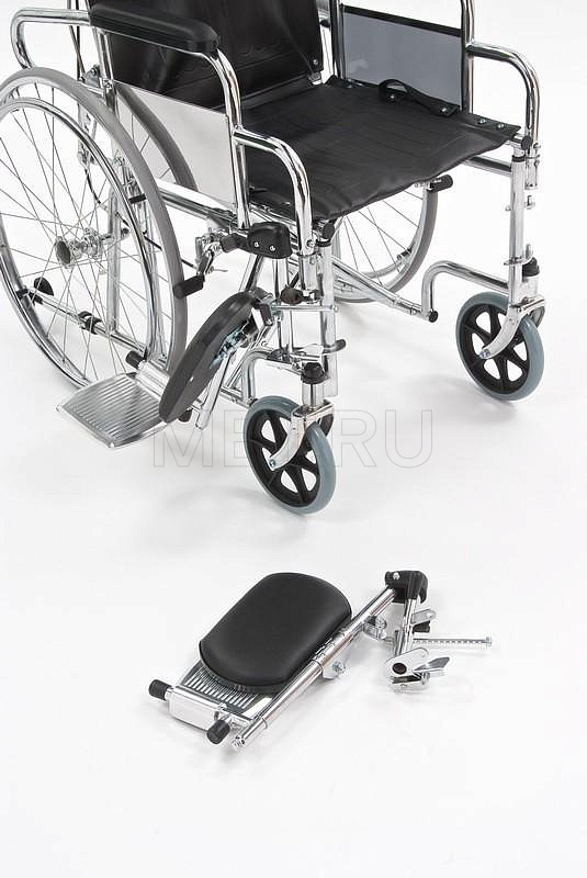 FS954GC-46, Кресло-коляска с высокой спинкой сиденье -кож.зам. от производителя