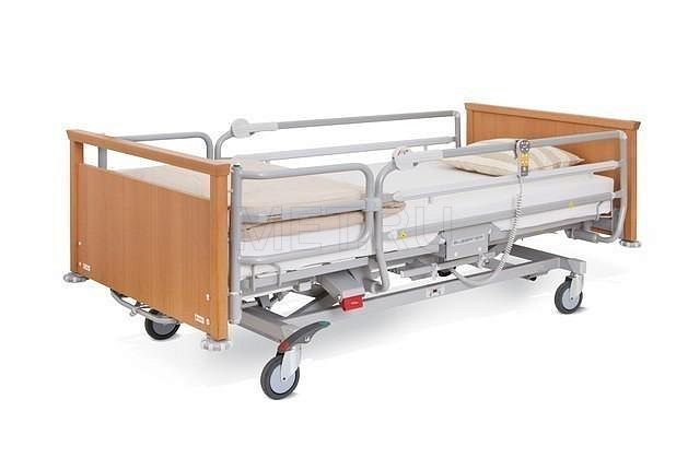 Eleganza 1 WOOD Многофункциональная кровать c деревянными спинками MET