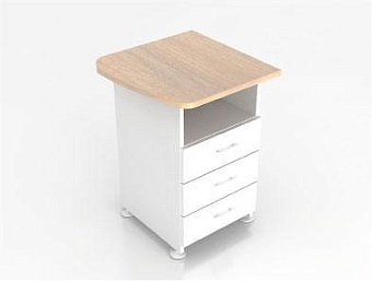 Левосторонний топ приставной тумбы