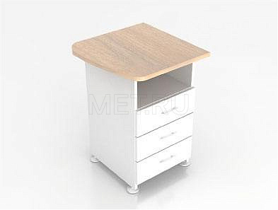 МЕТ Modern М23 Левосторонний топ приставной тумбы MET