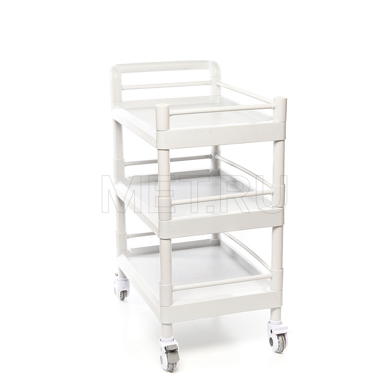 МЕТ SP-150 Стол манипуляционный пластиковый с трёхсторонними боковыми ограждениями