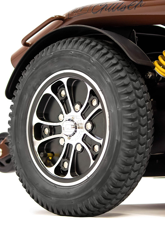 MET CRUISER 21 Кресло-коляска электрическая с сиденьем автомобильного типа коричневого цвета