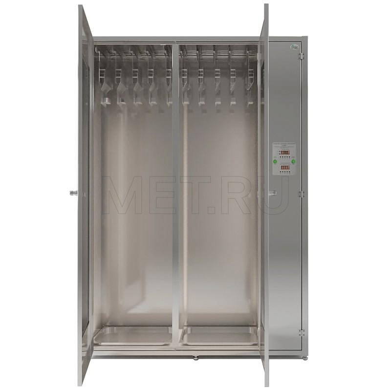 СПДС-10-ШСК (140*45*201) Шкаф для хранения десяти  эндоскопов, с продувкой и сушкой каналов, нерж.