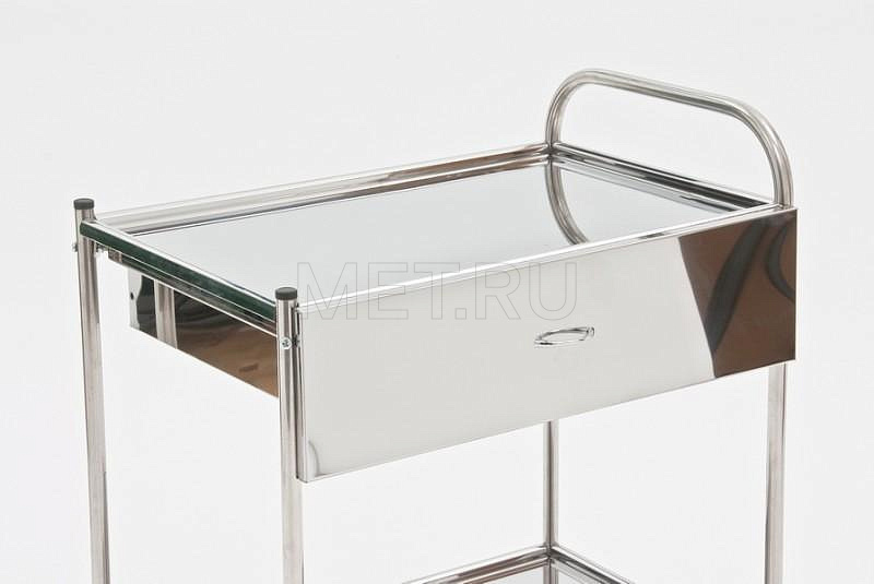 МСК-5548 Столик манипуляционный из нерж.стали МЕТ