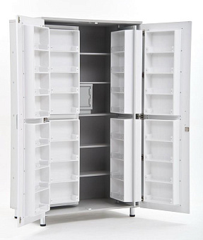 Аптечный шкаф для медикаментов с металлическим трейзером, серия "Бест"