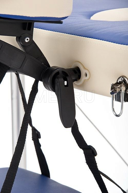 JF AL01А Стол массажный переносной алюм. син-крем/мк