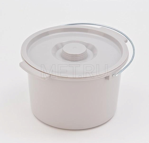 Н023В Кресло-туалет с жесткой конструкцией рамы и подлокотников