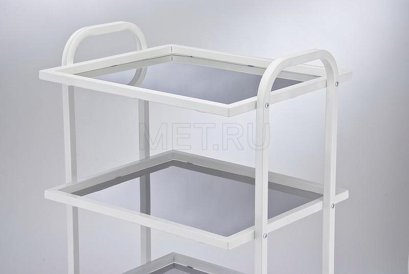 СИ.03.00 н/н/н Столик инструментальный с тремя полками из нержавейки