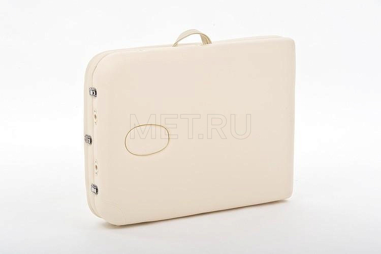 JF-AY 01 Массажный стол переносной трёхсекционный на деревянном каркасе, кремовый MET