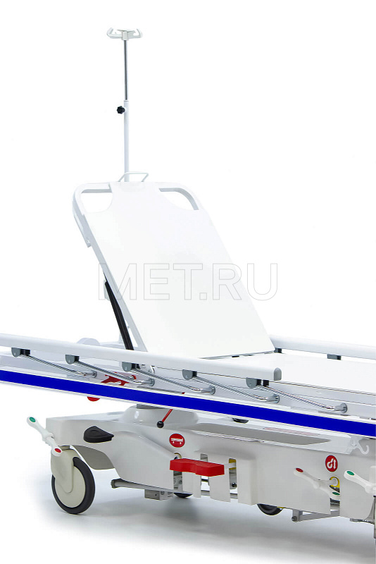 МЕТ TB-160 Тележка-каталка для перевозки больных с гидравлической системой регулировки высоты МЕТ