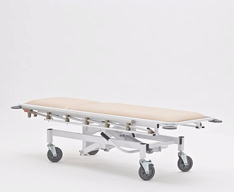 Тележка для перевозки больных с положением тренделенбург и поднимающимся изголовьем