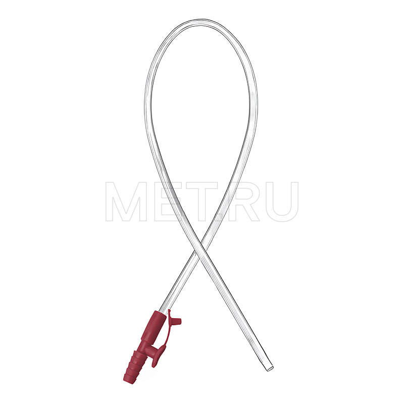 Катетер аспирационный (1 штука)  СН-18 с в/к Капкон Катетер аспирационный (1 штука)