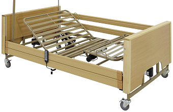 Широкая медицинская пятифункциональная  кровать с электроприводами