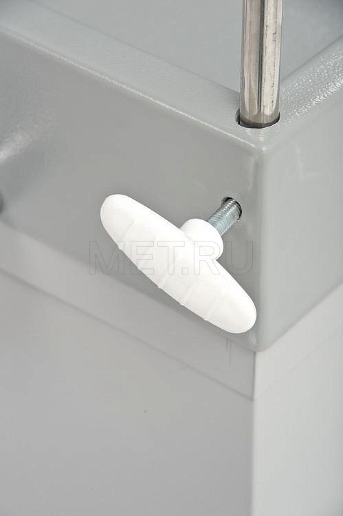 ТММ-0203 Широкий стол анестезиолога - тумба с выдвижными ящиками и дверцей MET