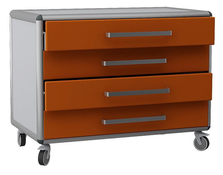 ДМ-2-007-12 Широкая подкатная лабораторная тумба от производителя