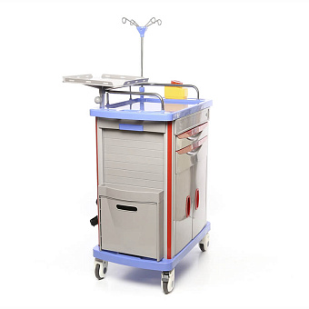 Тележка реаниматолога для внутрибольничной скорой помощи