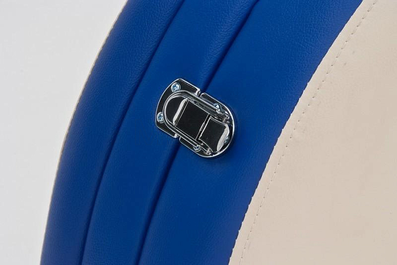 Wendermann Wood Oval-01 Стол массажный переносной на деревянном каркасе, кремовый-синий MET