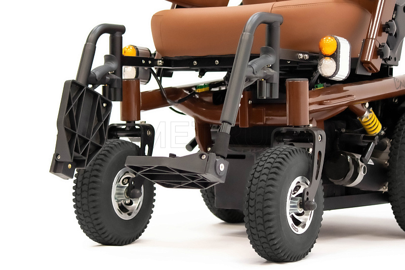 MET CRUISER 21 Кресло-коляска электрическая с сиденьем автомобильного типа коричневого цвета MET