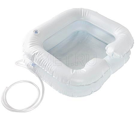 Двухкамерная, со сливом Надувная ванна для мытья головы в кровати от производителя