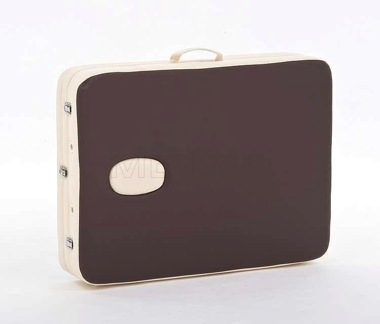 Wendermann Wood 02 Стол массажный переносной трёхсекционный, деревянный, коричнево-кремовый МЕТ