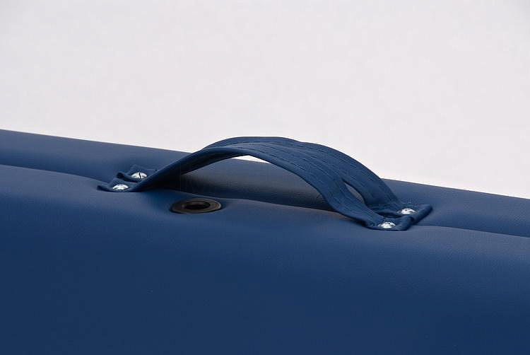 JFAL02 Складной двухсекционный массажный стол на алюминиевом каркасе, синий MET