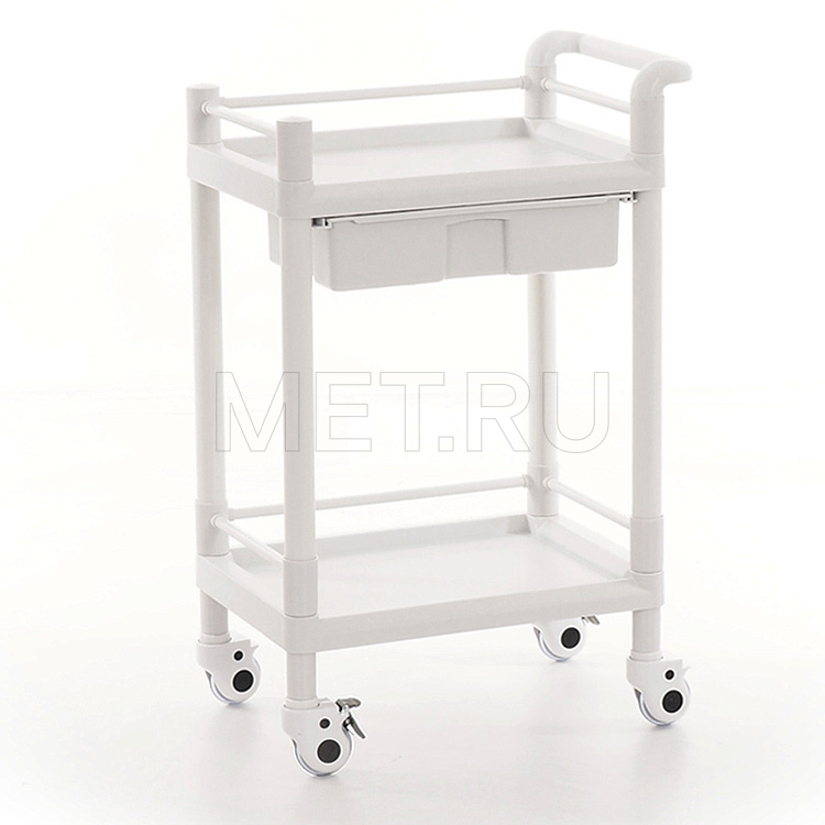 МЕТ SPY-120 Столик манипуляционный с 1 ящиком и 2 полками от производителя