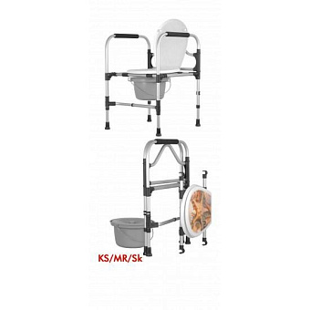 Самый легкий складной прикроватный туалет европейского пр-ва