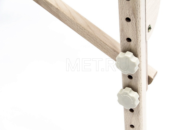 JF-AY01 Массажный стол переносной трёхсекционный на деревянном каркасе, коричневый MET