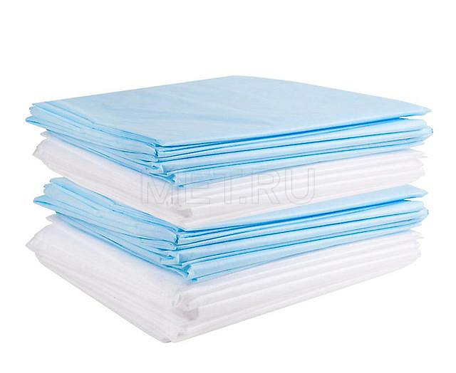 Простыня на резинке,10 шт/уп Натяжные простыни (10 шт) для массажного стола с фиксаторами от производителя