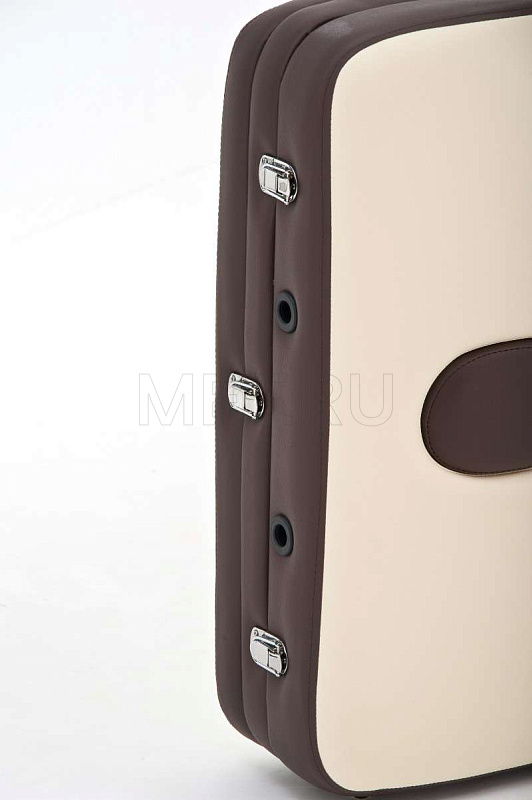 JF-AY01 3-х секционный массажный стол складной из дерева Крем/Коричневый МЕТ