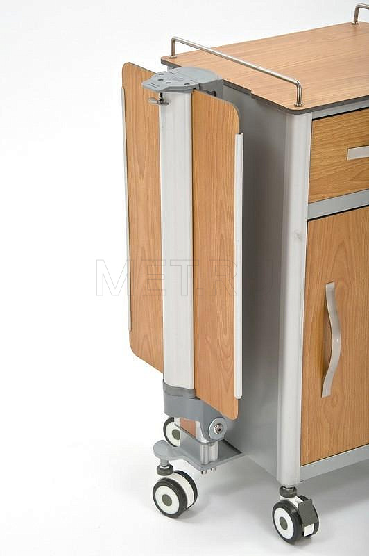 Алюминиевый каркас Тумба прикроватная из HPL-пластика с поворотно выдвижным столиком от производителя