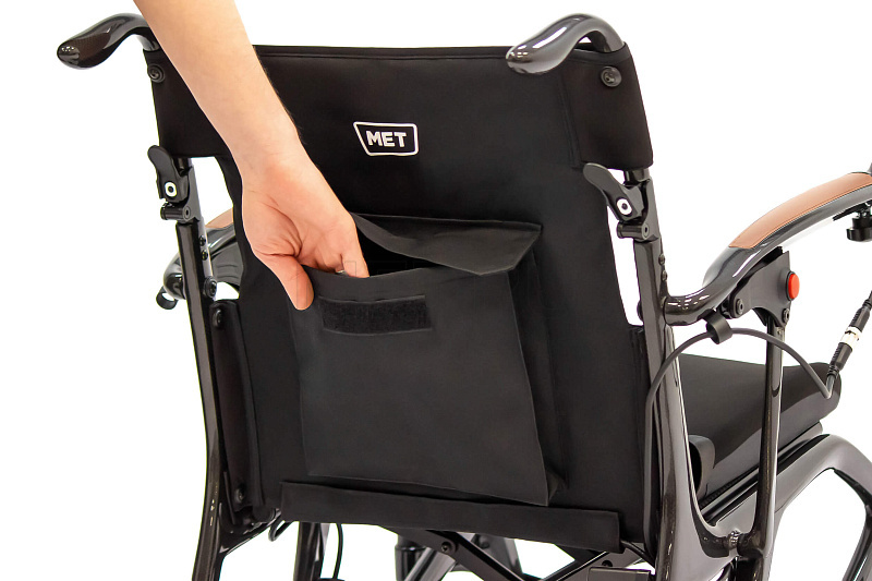 МЕТ CARBONYX FLO Кресло-коляска складная с электроприводом МЕТ