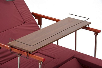 Столик надкроватный для лежачих больных, цвет - орех