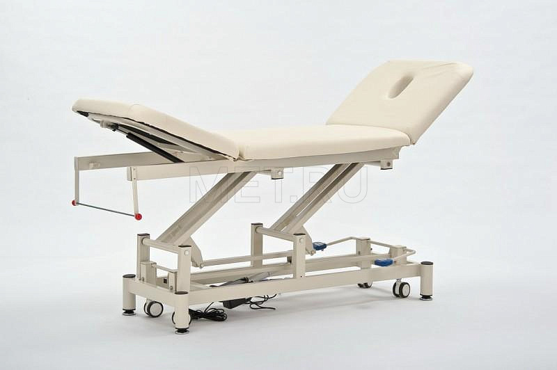 Wendermann Steel 9 Type 2 Cream Стол массажный/перевязочный трехсекционный с электроприводом, кремовый
