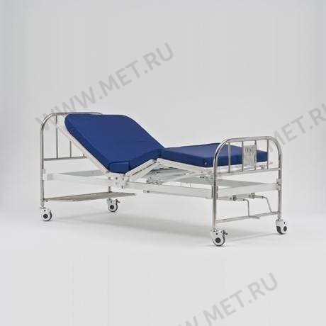 RS104-A Кровать медицинская механическая со спинками из нержавеющей стали от производителя