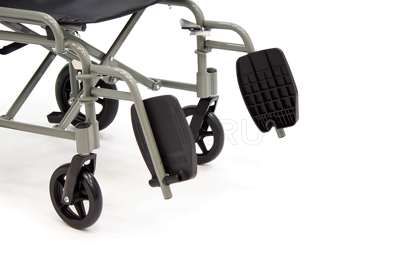 МЕТ TRANSFER 280 Кресло-каталка складная увеличенного размера, облегчённая, грузоподъемность 130кг МЕТ
