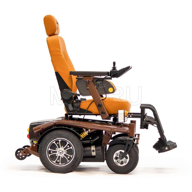 MET CRUISER 21 Кресло-коляска электрическая с сиденьем автомобильного типа коричневого цвета MET