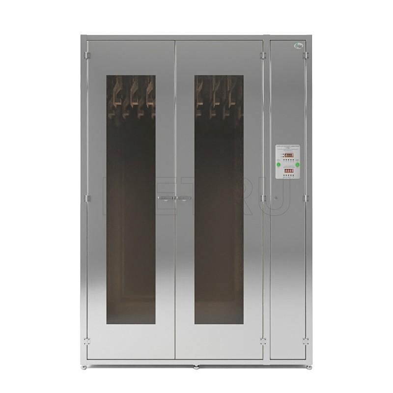 СПДС-10-ШСК (140*45*201) Шкаф для хранения десяти  эндоскопов, с продувкой и сушкой каналов, нерж. МЕТ
