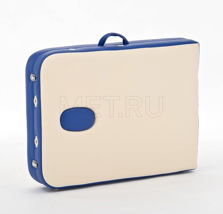 JF AL01А Стол массажный переносной алюм. крем-син/мк от производителя