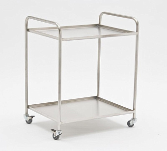 Инструментальный столик, сварной,  нержавейка, (размер 500х650мм)