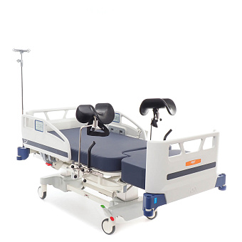 Акушерская кровать с телескопическими колоннами