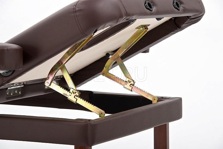 FIX-1A Стол массажный стационарный с рамой из бука, коричневый от производителя