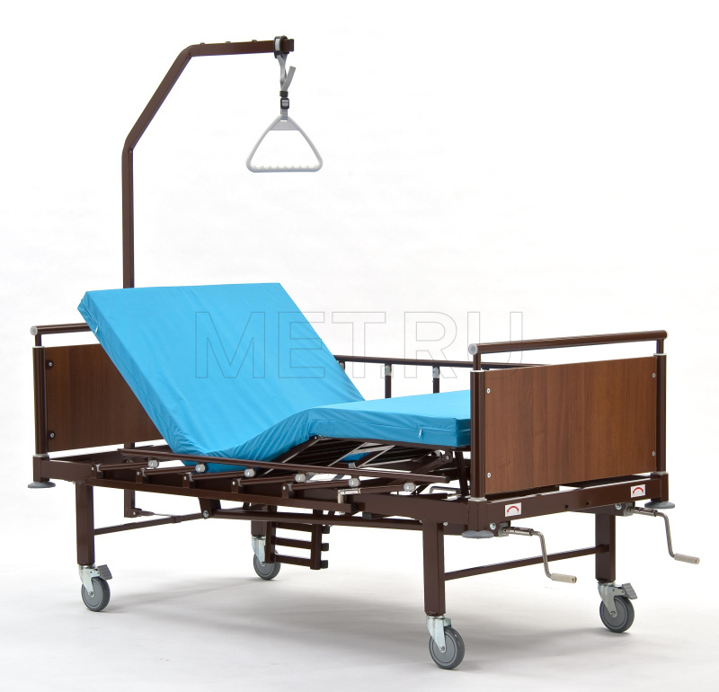 КМФ 943 WOOD WC Кровать медицинская функциональная с туалетом и столиком (пр-во Россия)