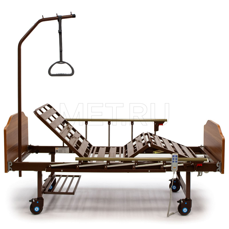 MET DELTA-7 WOOD Кровать медицинская электрическая функциональная с растоматом