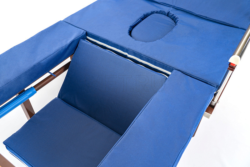 MET TARYS Кровать  двух-функциональная медицинская, со складными боковыми ограждениями, на ножках