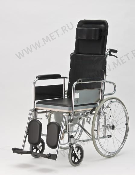 FS 609GC (сиденье 44 см) Кресло-коляска с туалетом и высокой спинкой, горизонтальное положение от производителя