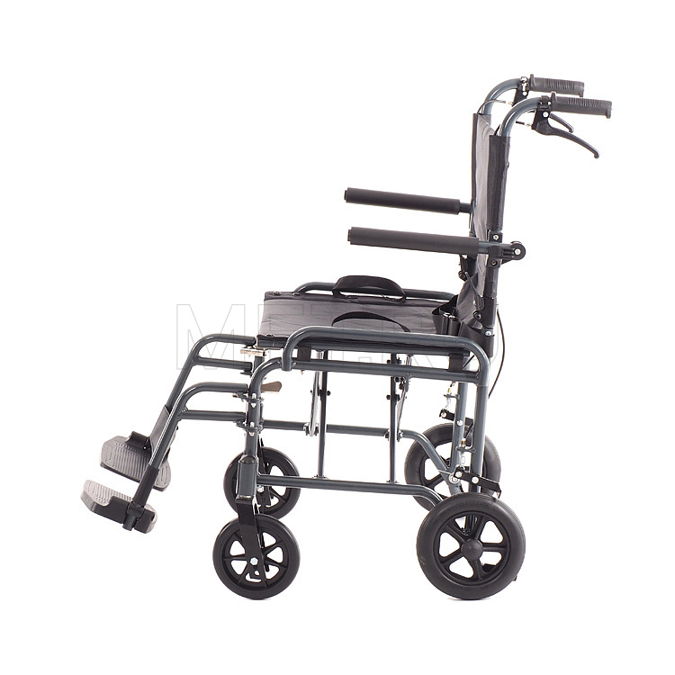 MET 903 Кресло-каталка складная Увеличенного размера, облегчённая, грузоподъемность 130кг