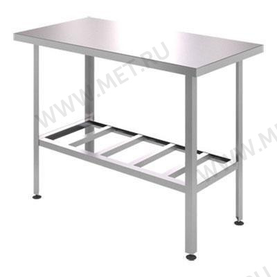 СРО-1200x600 Производственный стол со столешницей из нерж. стали и оцинкованым каркасом от производителя