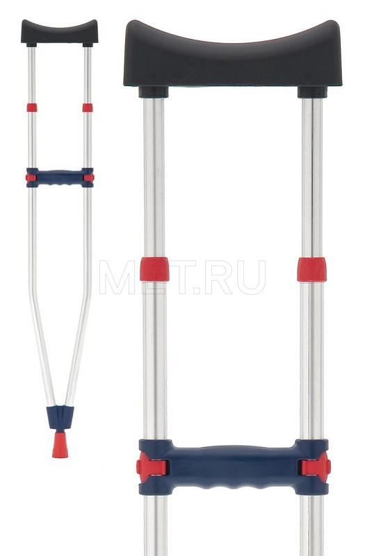 REBOTEC Квик ен Изи (подростковый) Костыль подростковый, с мягким валиком 100,5-120,5 см, Германия от производителя